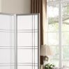 Seto 4-Panel Room Divider Screen, Silver